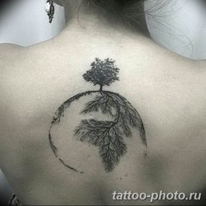 Фото рисунка тату дерево 07.11.2018 №082 - photo tattoo tree - tattoo-photo.ru