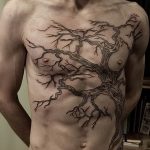 Фото рисунка тату дерево 07.11.2018 №091 - photo tattoo tree - tattoo-photo.ru