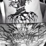 Фото рисунка тату дерево 07.11.2018 №109 - photo tattoo tree - tattoo-photo.ru