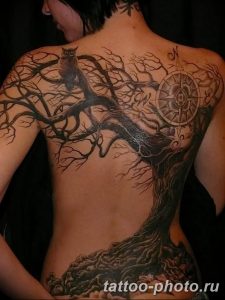 Фото рисунка тату дерево 07.11.2018 №115 - photo tattoo tree - tattoo-photo.ru