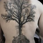 Фото рисунка тату дерево 07.11.2018 №119 - photo tattoo tree - tattoo-photo.ru