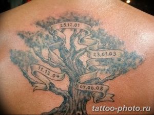 Фото рисунка тату дерево 07.11.2018 №133 - photo tattoo tree - tattoo-photo.ru