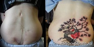 Фото рисунка тату дерево 07.11.2018 №138 - photo tattoo tree - tattoo-photo.ru