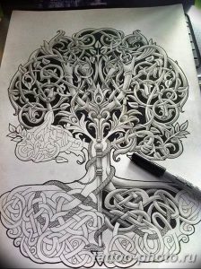 Фото рисунка тату дерево 07.11.2018 №148 - photo tattoo tree - tattoo-photo.ru
