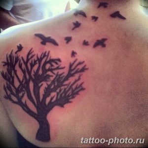 Фото рисунка тату дерево 07.11.2018 №149 - photo tattoo tree - tattoo-photo.ru