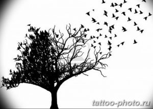 Фото рисунка тату дерево 07.11.2018 №151 - photo tattoo tree - tattoo-photo.ru