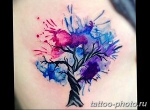 Фото рисунка тату дерево 07.11.2018 №161 - photo tattoo tree - tattoo-photo.ru