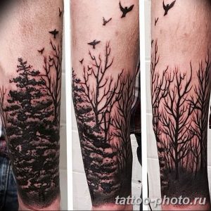 Фото рисунка тату дерево 07.11.2018 №166 - photo tattoo tree - tattoo-photo.ru