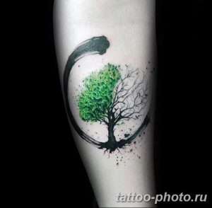 Фото рисунка тату дерево 07.11.2018 №169 - photo tattoo tree - tattoo-photo.ru
