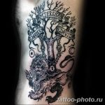Фото рисунка тату дерево 07.11.2018 №185 - photo tattoo tree - tattoo-photo.ru