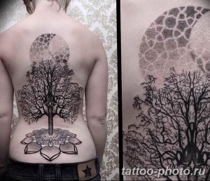 Фото рисунка тату дерево 07.11.2018 №193 - photo tattoo tree - tattoo-photo.ru