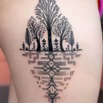Фото рисунка тату дерево 07.11.2018 №194 - photo tattoo tree - tattoo-photo.ru