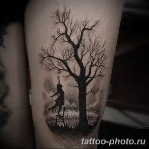 Фото рисунка тату дерево 07.11.2018 №196 - photo tattoo tree - tattoo-photo.ru