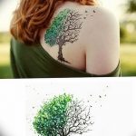 Фото рисунка тату дерево 07.11.2018 №200 - photo tattoo tree - tattoo-photo.ru