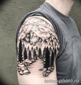 Фото рисунка тату дерево 07.11.2018 №215 - photo tattoo tree - tattoo-photo.ru