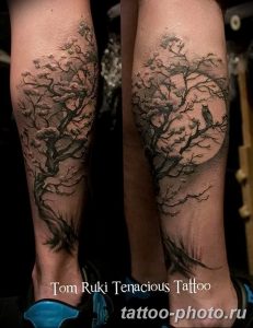 Фото рисунка тату дерево 07.11.2018 №219 - photo tattoo tree - tattoo-photo.ru