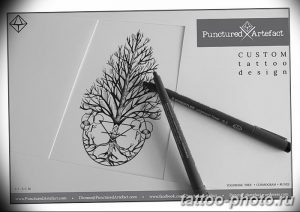 Фото рисунка тату дерево 07.11.2018 №228 - photo tattoo tree - tattoo-photo.ru
