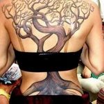 Фото рисунка тату дерево 07.11.2018 №232 - photo tattoo tree - tattoo-photo.ru