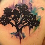 Фото рисунка тату дерево 07.11.2018 №240 - photo tattoo tree - tattoo-photo.ru