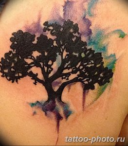 Фото рисунка тату дерево 07.11.2018 №240 - photo tattoo tree - tattoo-photo.ru