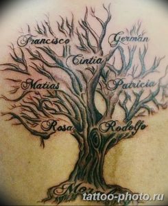 Фото рисунка тату дерево 07.11.2018 №245 - photo tattoo tree - tattoo-photo.ru