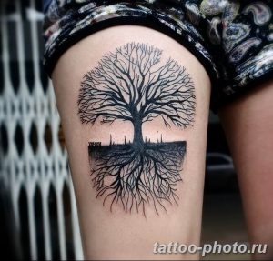 Фото рисунка тату дерево 07.11.2018 №277 - photo tattoo tree - tattoo-photo.ru