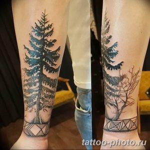 Фото рисунка тату дерево 07.11.2018 №280 - photo tattoo tree - tattoo-photo.ru