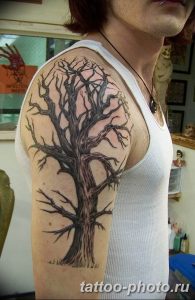 Фото рисунка тату дерево 07.11.2018 №292 - photo tattoo tree - tattoo-photo.ru