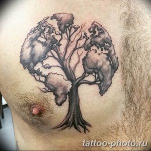 Фото рисунка тату дерево 07.11.2018 №305 - photo tattoo tree - tattoo-photo.ru