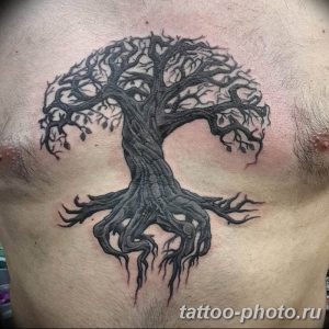 Фото рисунка тату дерево 07.11.2018 №317 - photo tattoo tree - tattoo-photo.ru
