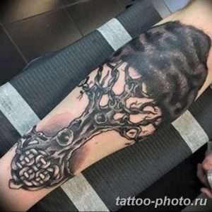 Фото рисунка тату дерево 07.11.2018 №323 - photo tattoo tree - tattoo-photo.ru