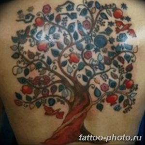 Фото рисунка тату дерево 07.11.2018 №334 - photo tattoo tree - tattoo-photo.ru