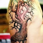 Фото рисунка тату дерево 07.11.2018 №344 - photo tattoo tree - tattoo-photo.ru