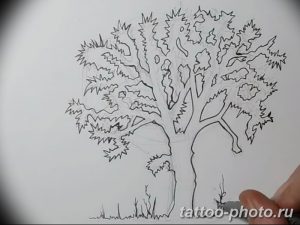 Фото рисунка тату дерево 07.11.2018 №356 - photo tattoo tree - tattoo-photo.ru