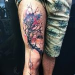 Фото рисунка тату дерево 07.11.2018 №358 - photo tattoo tree - tattoo-photo.ru