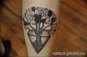 Фото рисунка тату дерево 07.11.2018 №378 - photo tattoo tree - tattoo-photo.ru