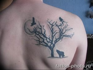 Фото рисунка тату дерево 07.11.2018 №382 - photo tattoo tree - tattoo-photo.ru