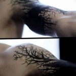Фото рисунка тату дерево 07.11.2018 №388 - photo tattoo tree - tattoo-photo.ru