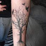 Фото рисунка тату дерево 07.11.2018 №393 - photo tattoo tree - tattoo-photo.ru