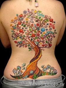 Фото рисунка тату дерево 07.11.2018 №396 - photo tattoo tree - tattoo-photo.ru