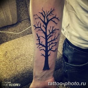 Фото рисунка тату дерево 07.11.2018 №400 - photo tattoo tree - tattoo-photo.ru