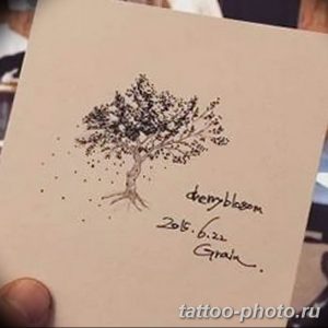Фото рисунка тату дерево 07.11.2018 №405 - photo tattoo tree - tattoo-photo.ru