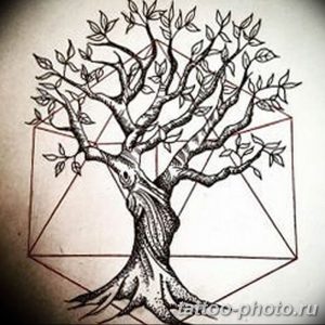 Фото рисунка тату дерево 07.11.2018 №407 - photo tattoo tree - tattoo-photo.ru