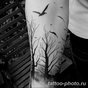 Фото рисунка тату дерево 07.11.2018 №412 - photo tattoo tree - tattoo-photo.ru