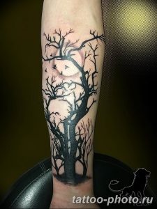 Фото рисунка тату дерево 07.11.2018 №417 - photo tattoo tree - tattoo-photo.ru