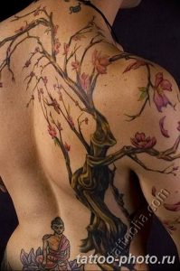 Фото рисунка тату дерево 07.11.2018 №420 - photo tattoo tree - tattoo-photo.ru