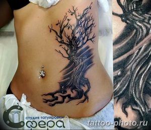 Фото рисунка тату дерево 07.11.2018 №434 - photo tattoo tree - tattoo-photo.ru