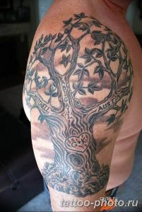 Фото рисунка тату дерево 07.11.2018 №441 - photo tattoo tree - tattoo-photo.ru