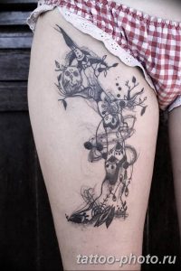 Фото рисунка тату дерево 07.11.2018 №444 - photo tattoo tree - tattoo-photo.ru