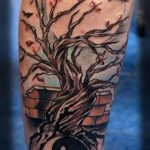 Фото рисунка тату дерево 07.11.2018 №446 - photo tattoo tree - tattoo-photo.ru